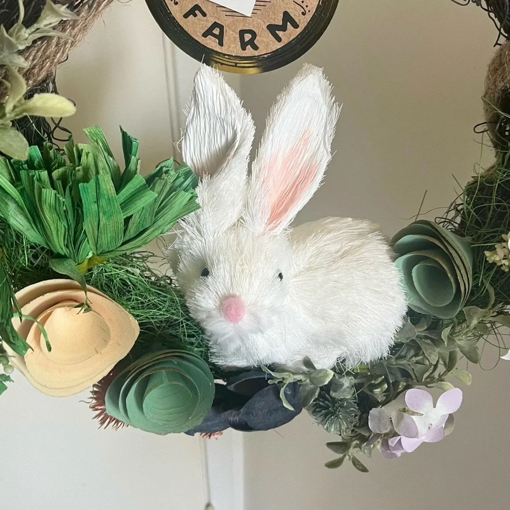 rabbit hill farm easter bunny Wreath
